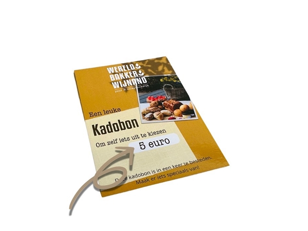 Kadobon € 5,-