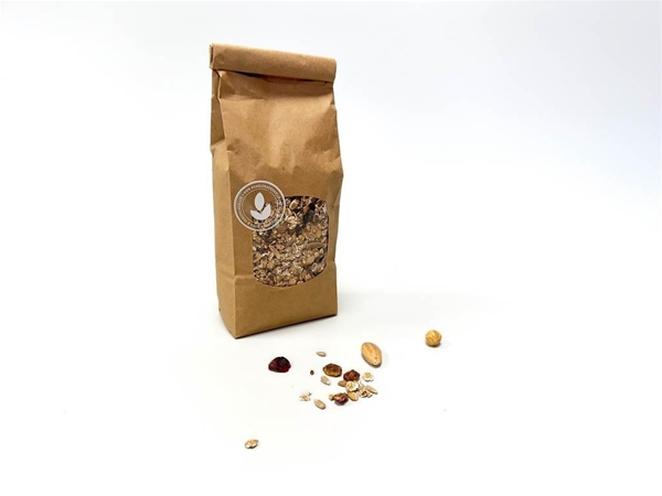Muesli gerst, noten, vruchten